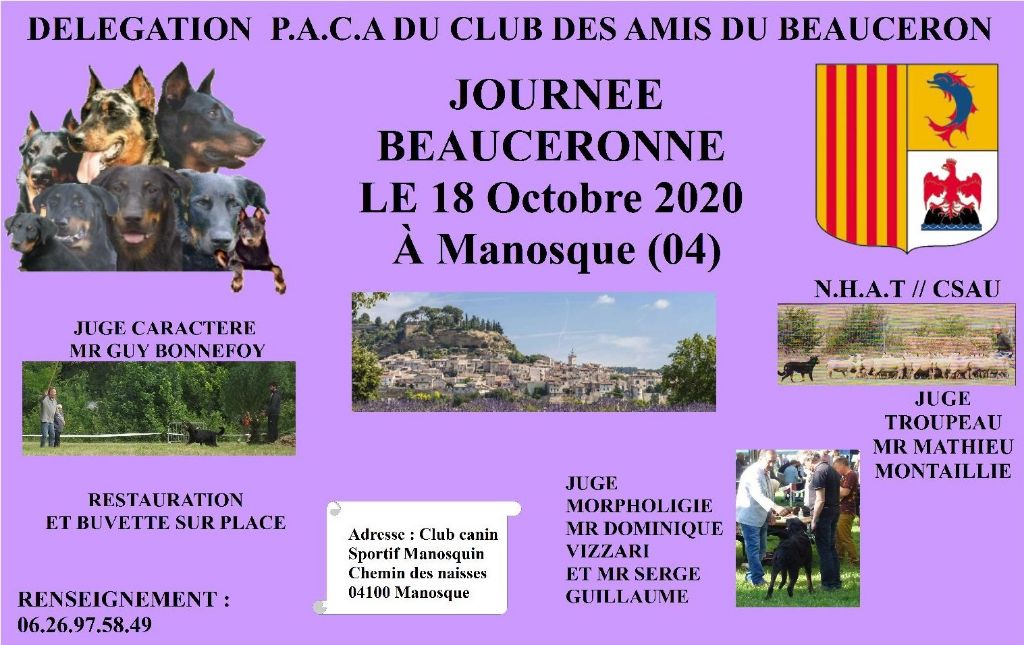 Du Grand Buech - Changement de site pour la Journée Beauceronne du 18 octobre 2020
